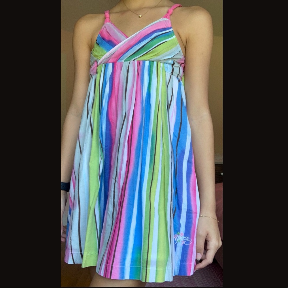 Guess Colorful Stripped Dress Girls (10/12)